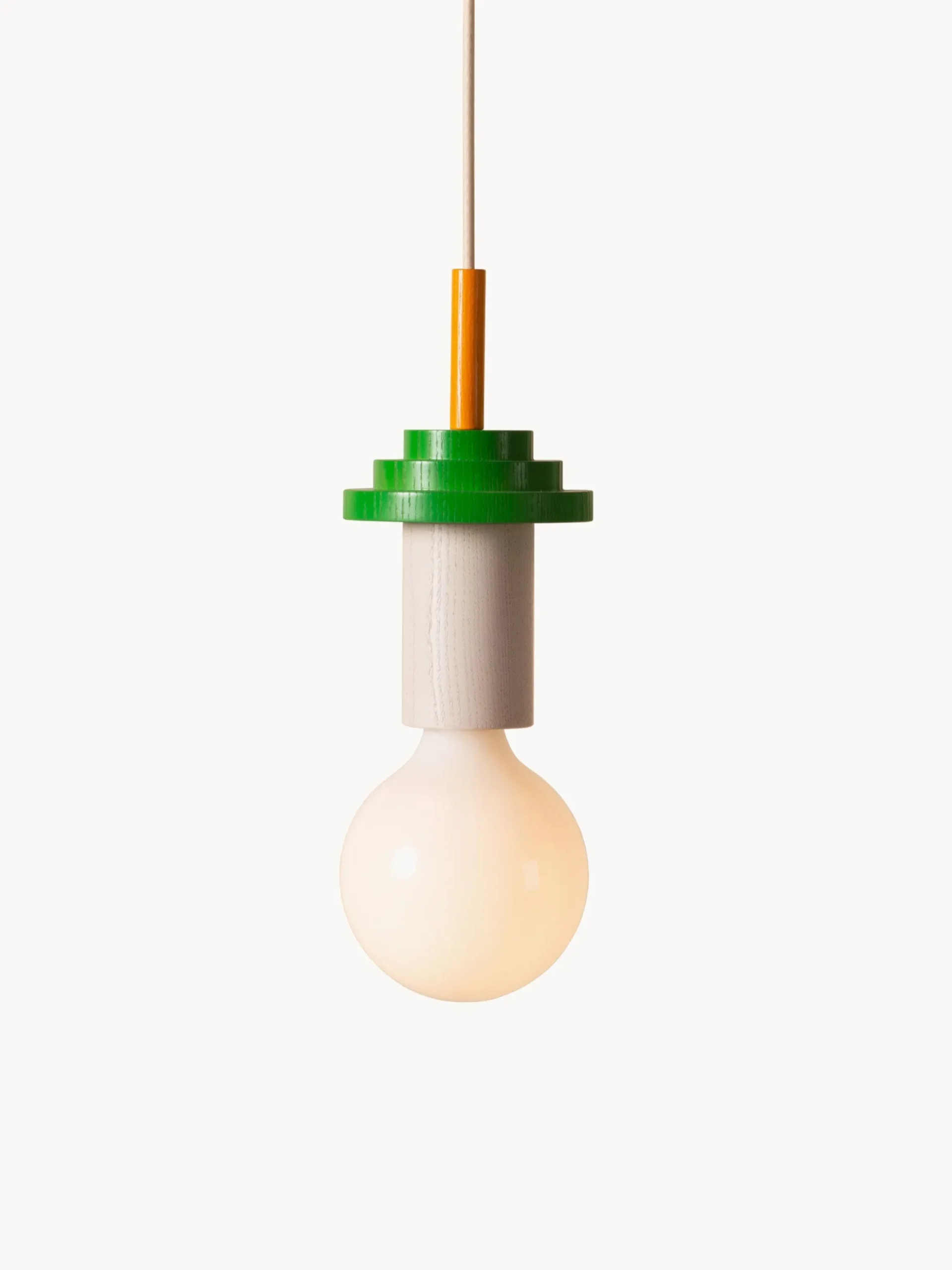 Lampada a sospensione piccola con luce regolabile fatta a mano Junit