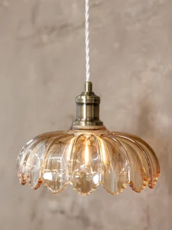 Lampada a sospensione piccola Kurage