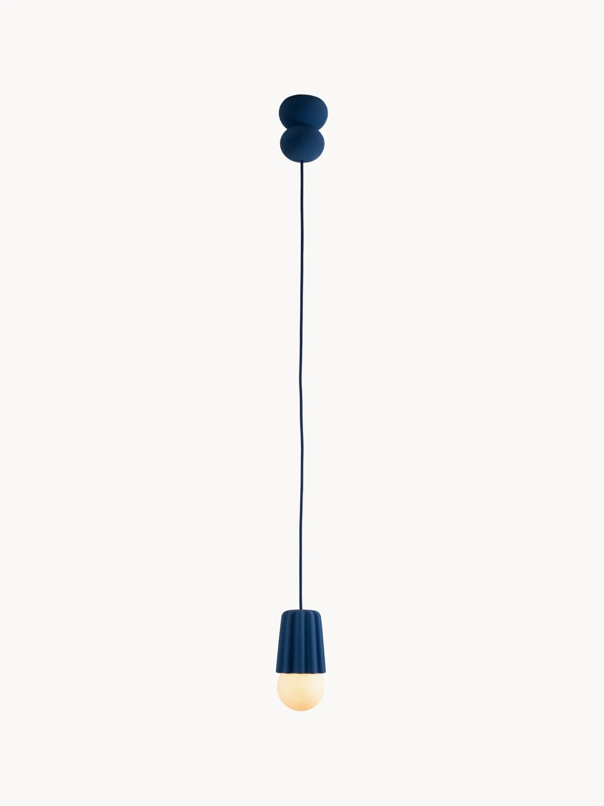 Lampada a sospensione piccola fatta a mano con luce regolabile STUCCO No. 2