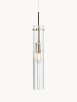 Lampada a sospensione piccola in vetro Tubo