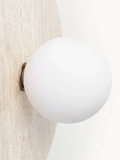 Lampada da parete e soffitto in travertino Cehlani