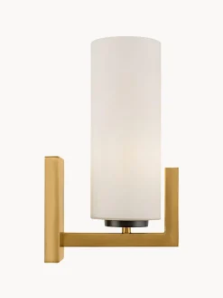 Lampada da parete in vetro Fortano