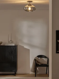 Lampada da soffitto in vetro specchiato Amora