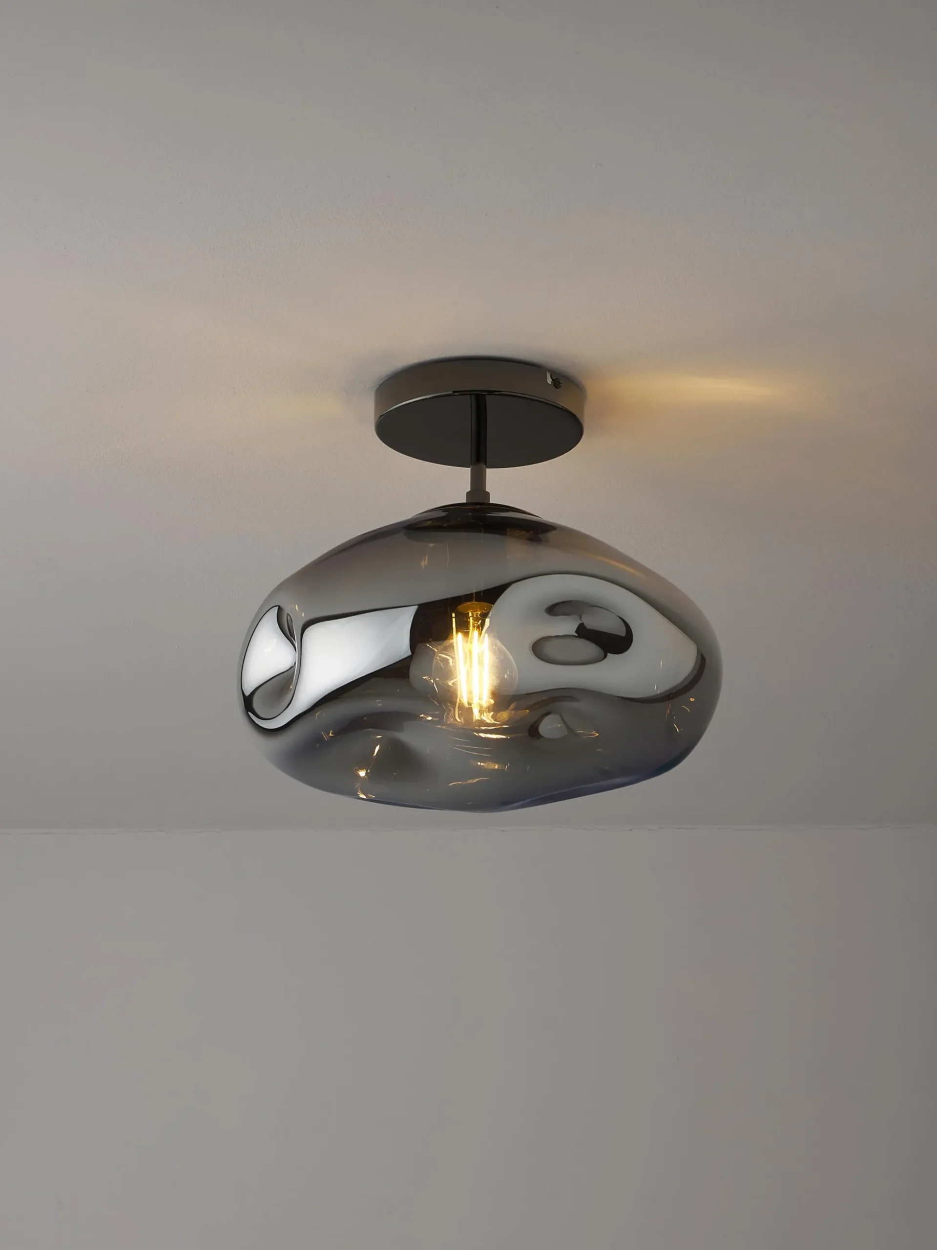 Lampada da soffitto in vetro specchiato Amora