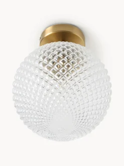Lampada da soffitto piccola in vetro Lorna