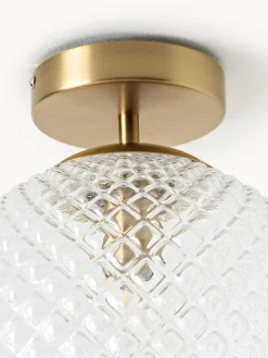 Lampada da soffitto piccola in vetro Lorna