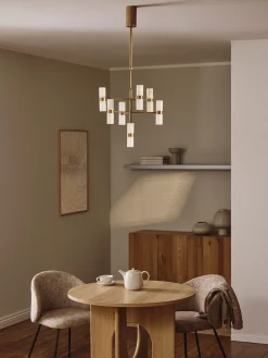 Lampada da sospensione in alabastro Isaac