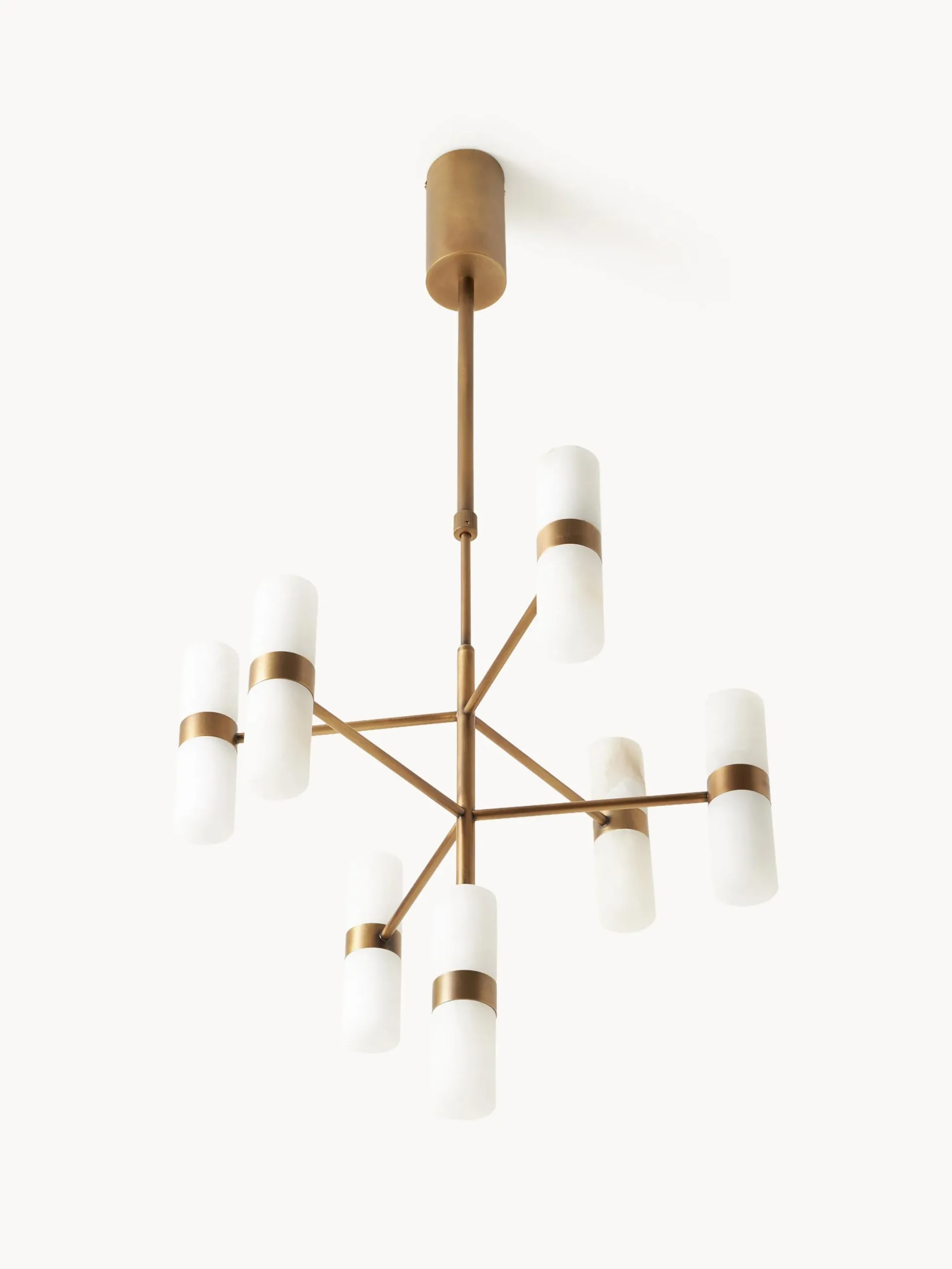 Lampada da sospensione in alabastro Isaac
