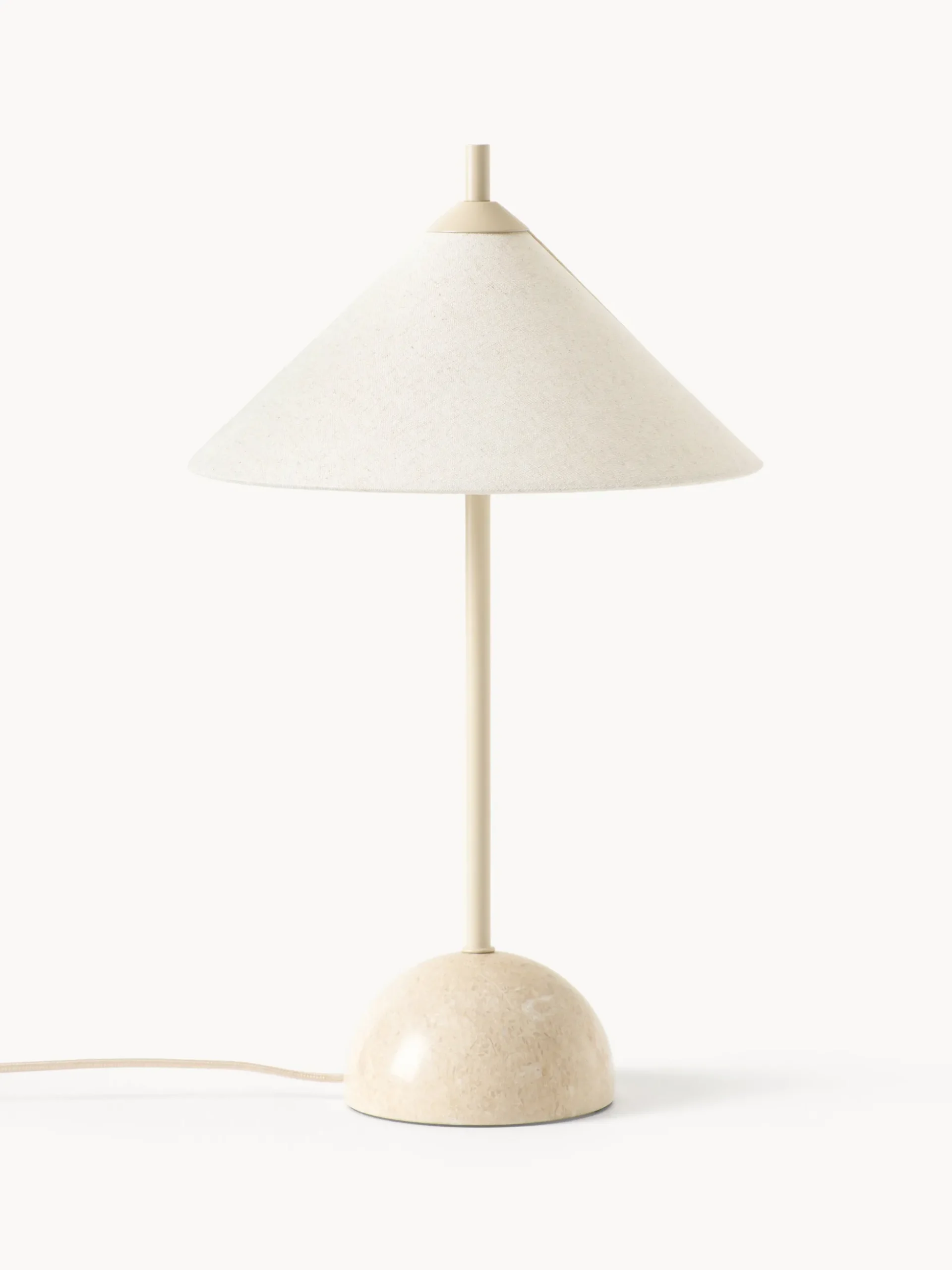 Lampada da tavolo con base in marmo Vica