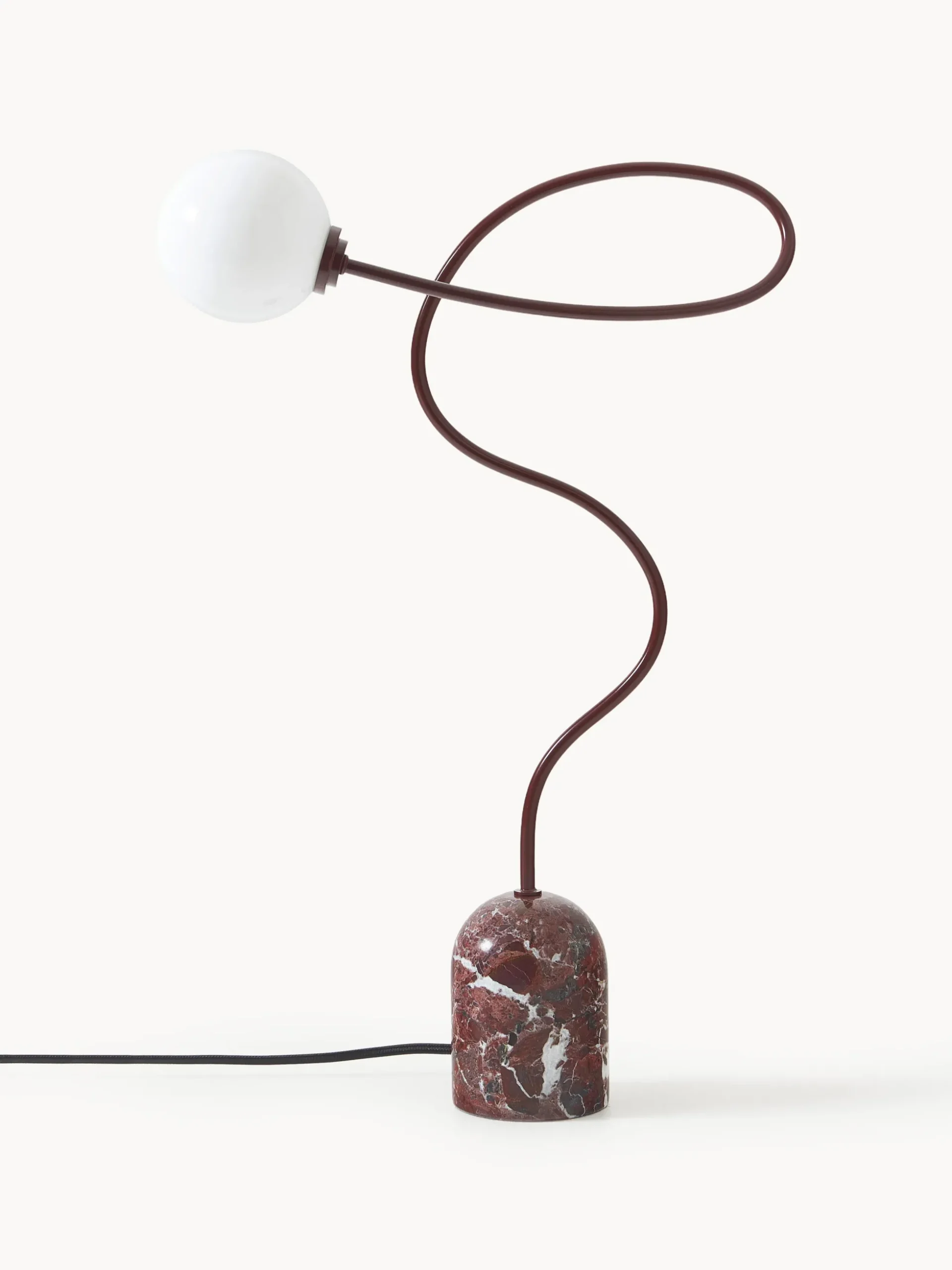 Lampada da tavolo con base in marmo Alina