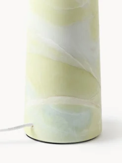 Lampada da tavolo con base in marmo Carla