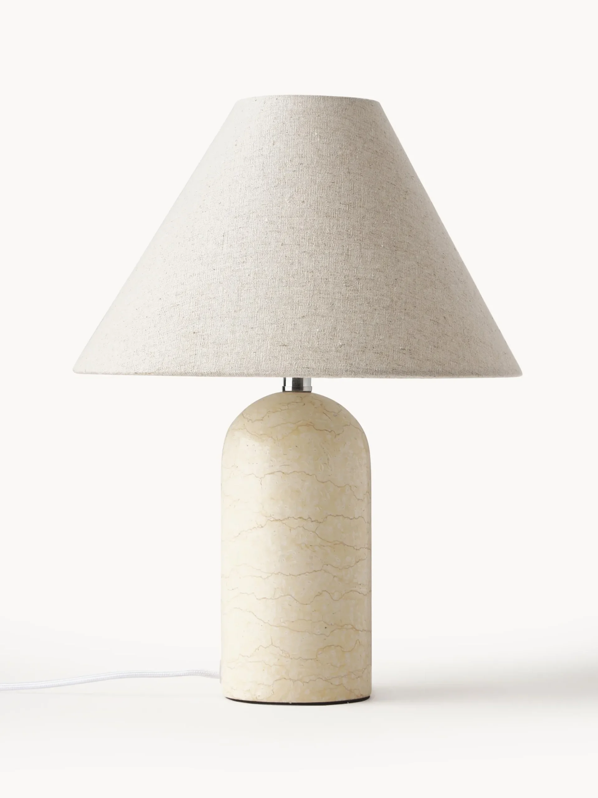 Lampada da tavolo con base in marmo Gia