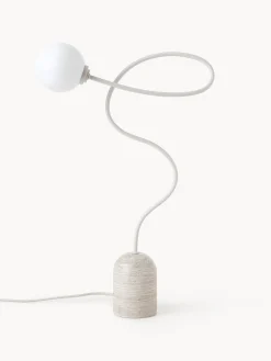 Lampada da tavolo con base in marmo Alina