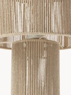 Lampada da tavolo con fili di lino Lace