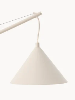 Lampada da tavolo grande con base in travertino Reyna