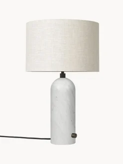 Lampada da tavolo grande con luce regolabile e base in marmo Gravity, varie misure