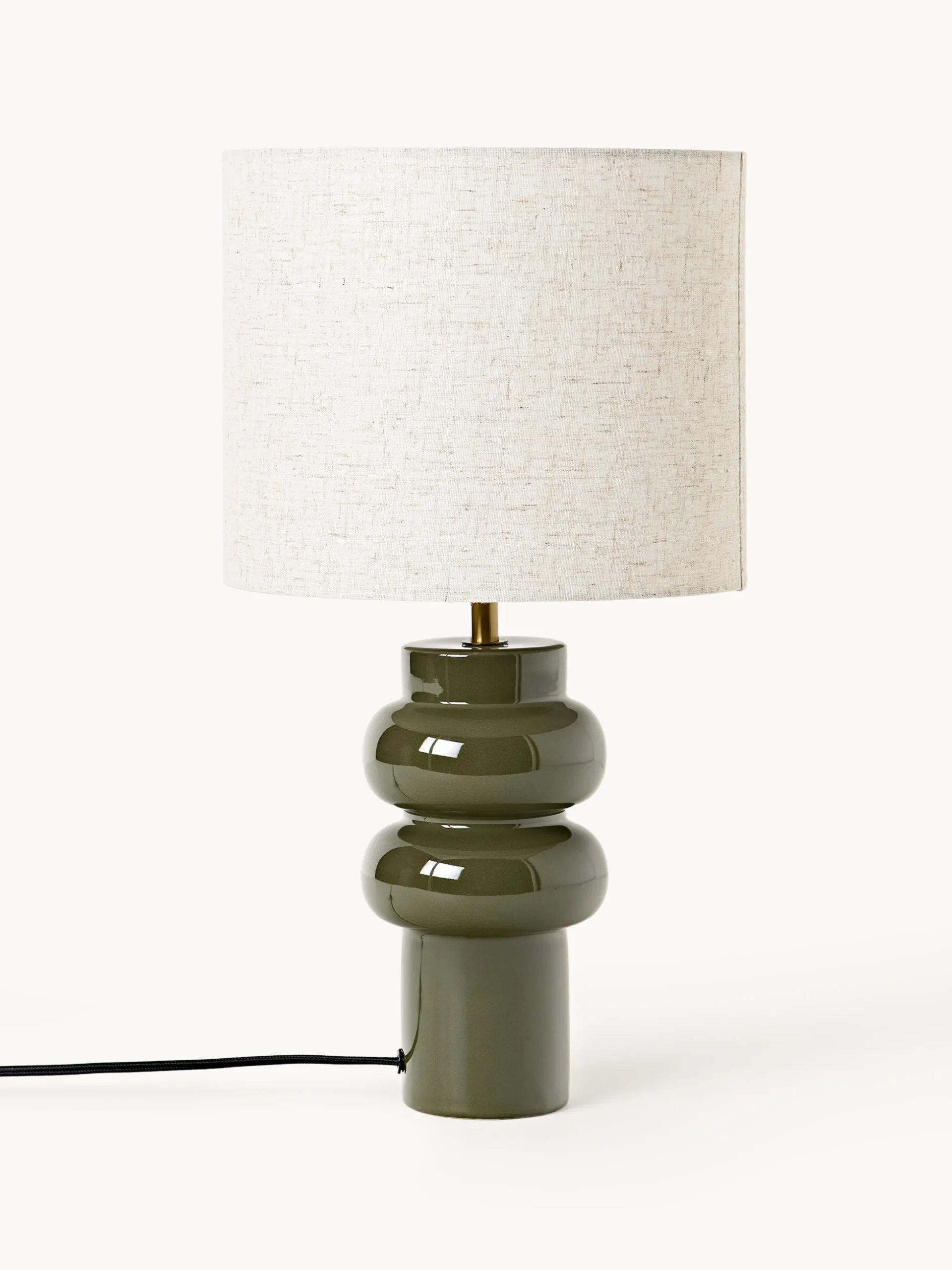 Lampada da tavolo grande in ceramica Christine
