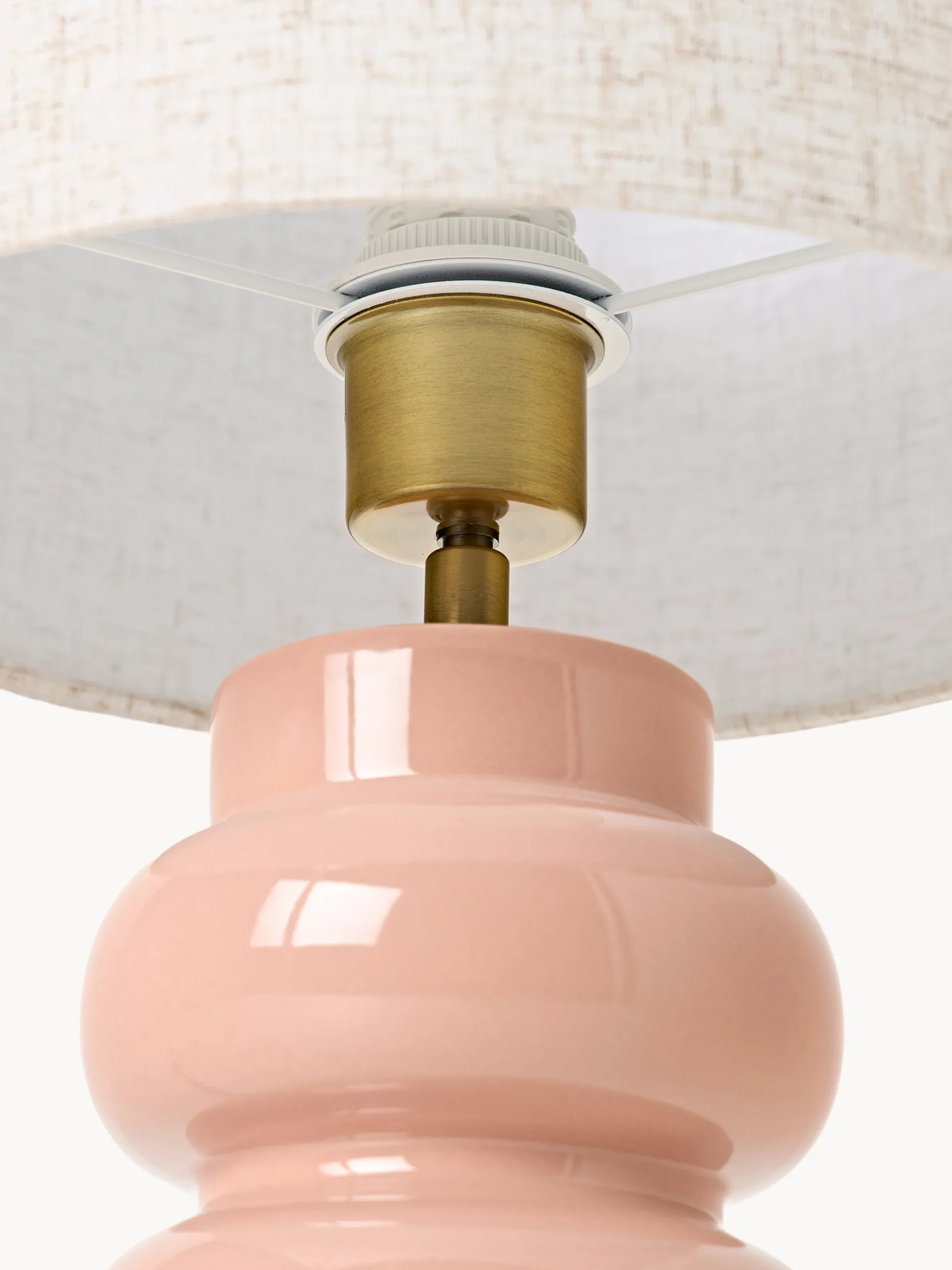 Lampada da tavolo grande in ceramica Christine