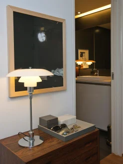 Lampada da tavolo grande in vetro soffiato PH 3½-2½