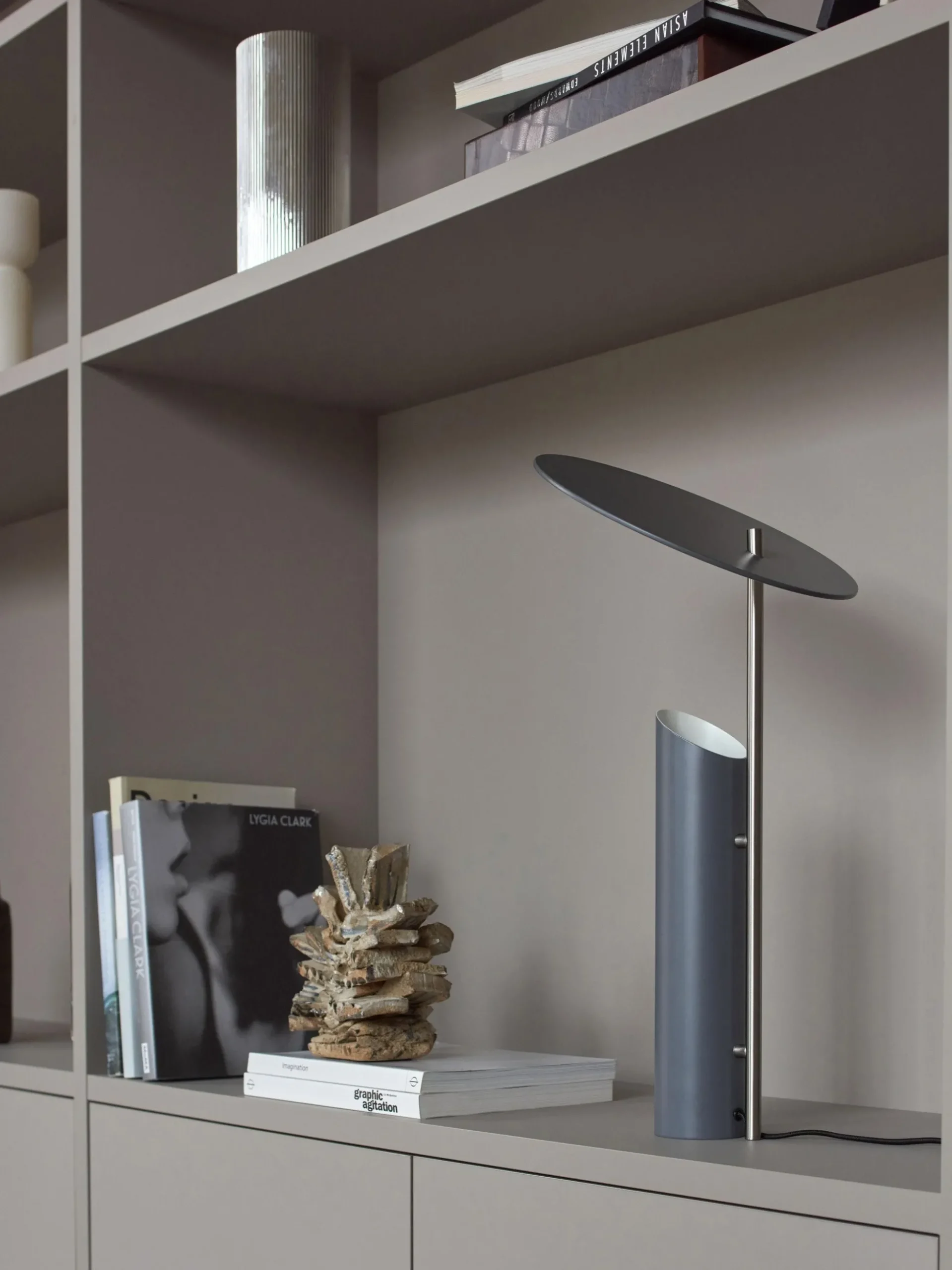 Lampada da tavolo grande Reflect, design Verner Panton