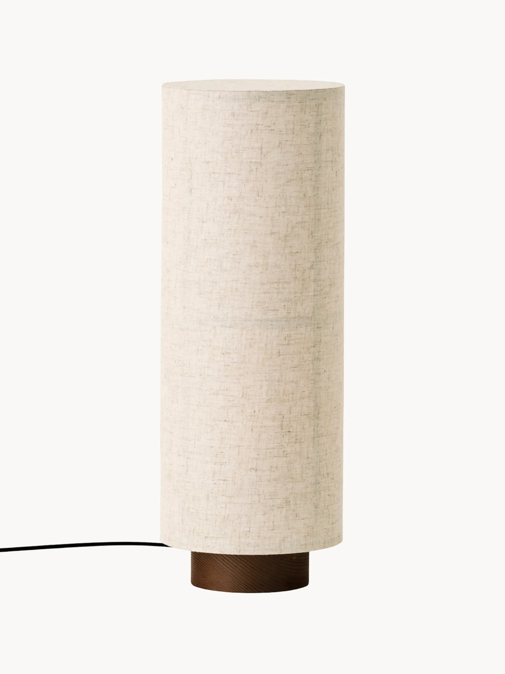 Lampada da tavolo in lino artigianale Hashira