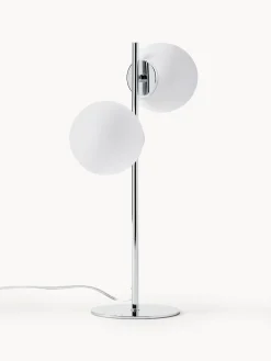 Lampada da tavolo in vetro opale Atlanta