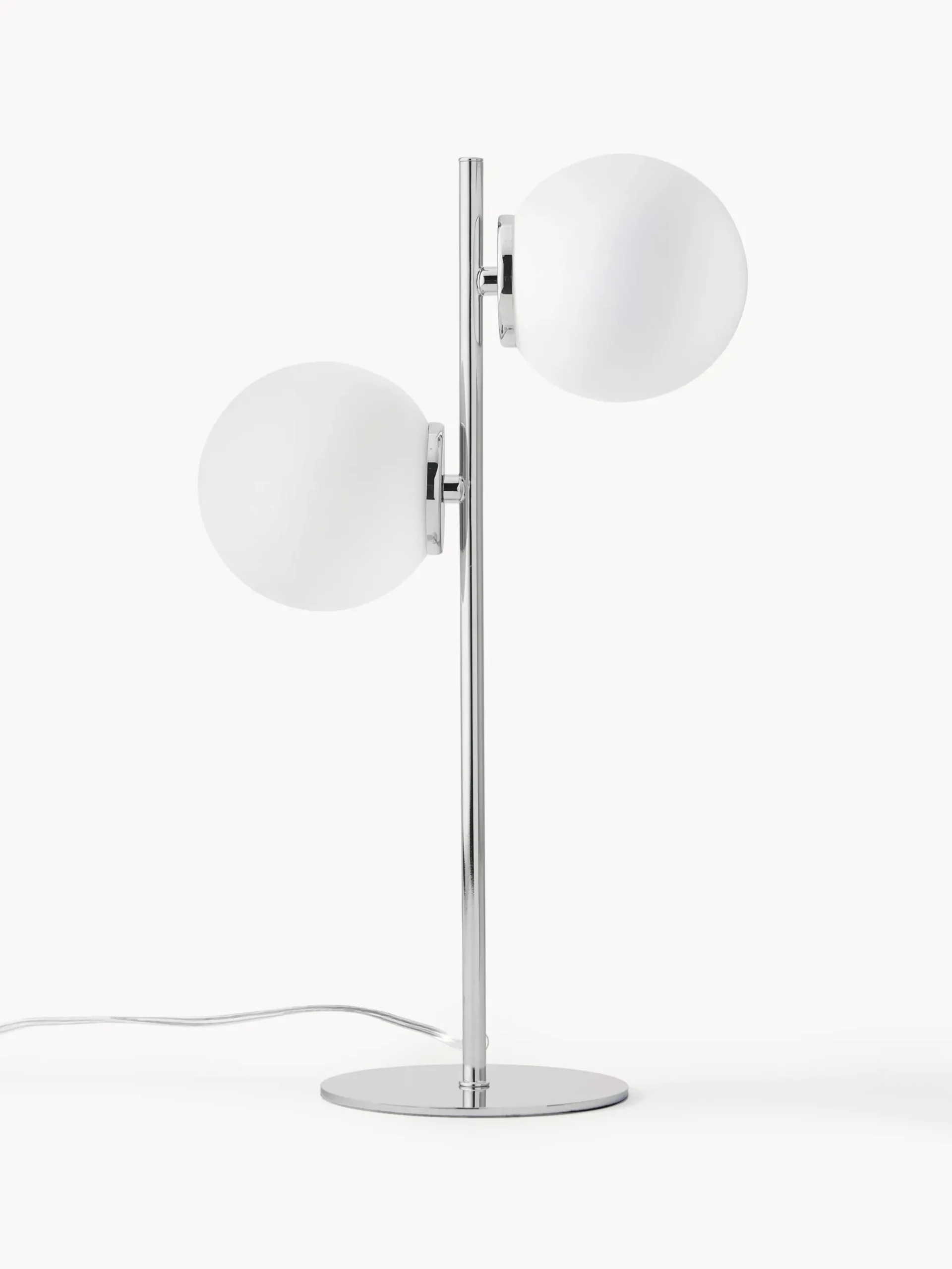 Lampada da tavolo in vetro opale Atlanta
