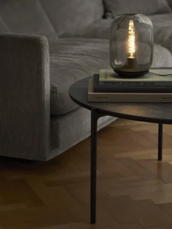 Lampada da tavolo in vetro soffiato a LED con luce regolabile Acorn