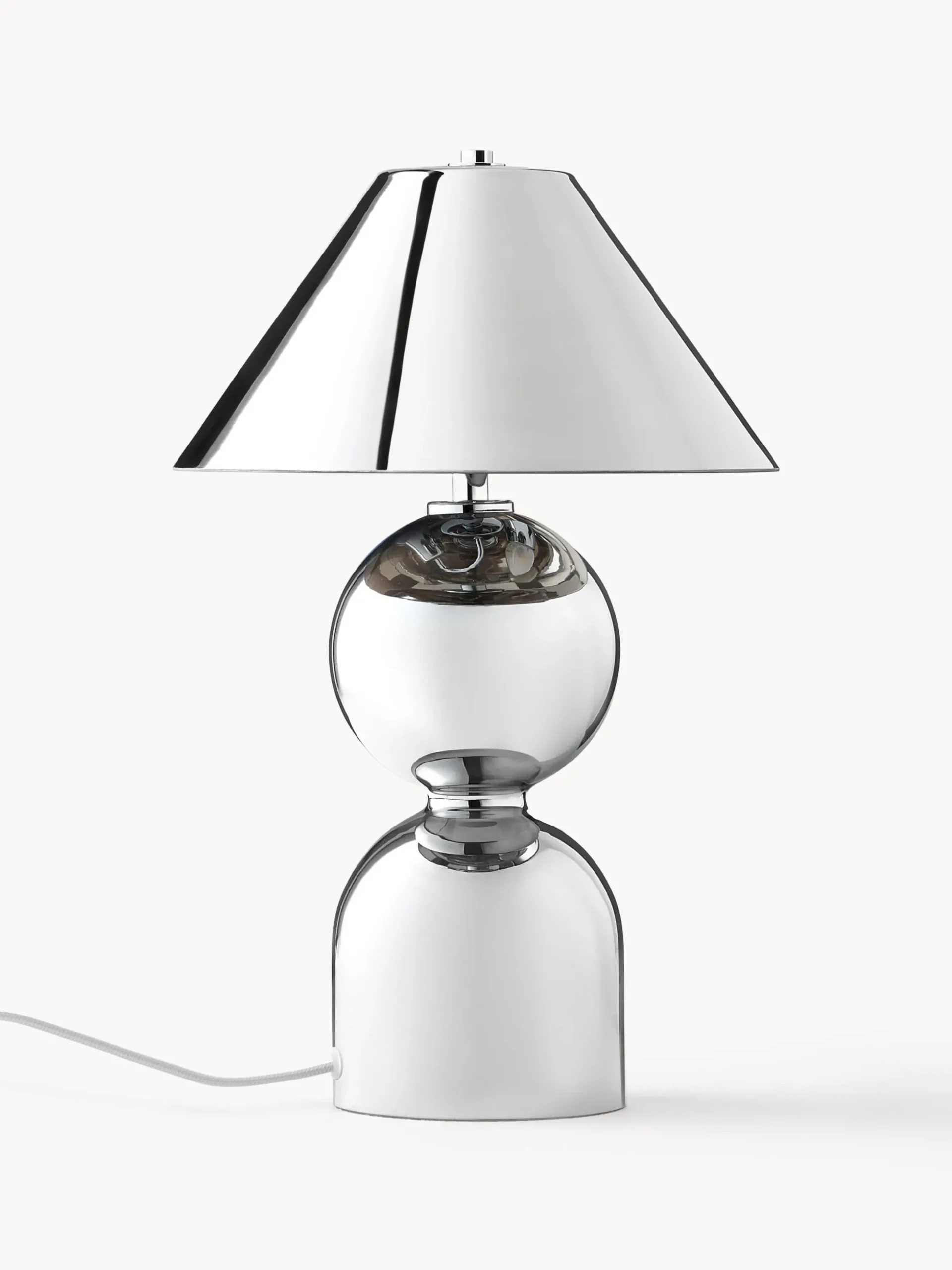 Lampada da tavolo orientabile in vetro specchiato Danielle