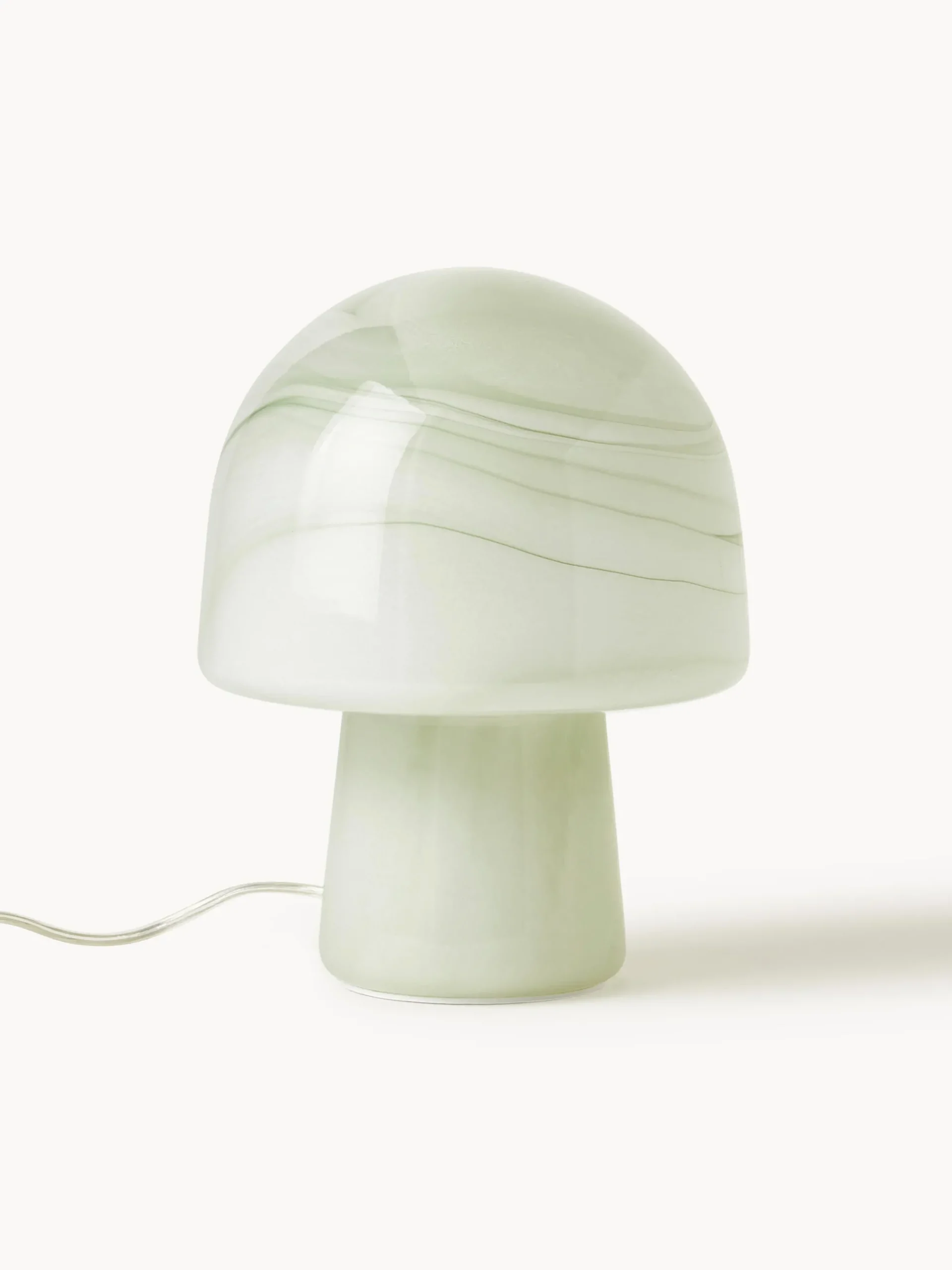 Lampada da tavolo piccola effetto marmo Talia