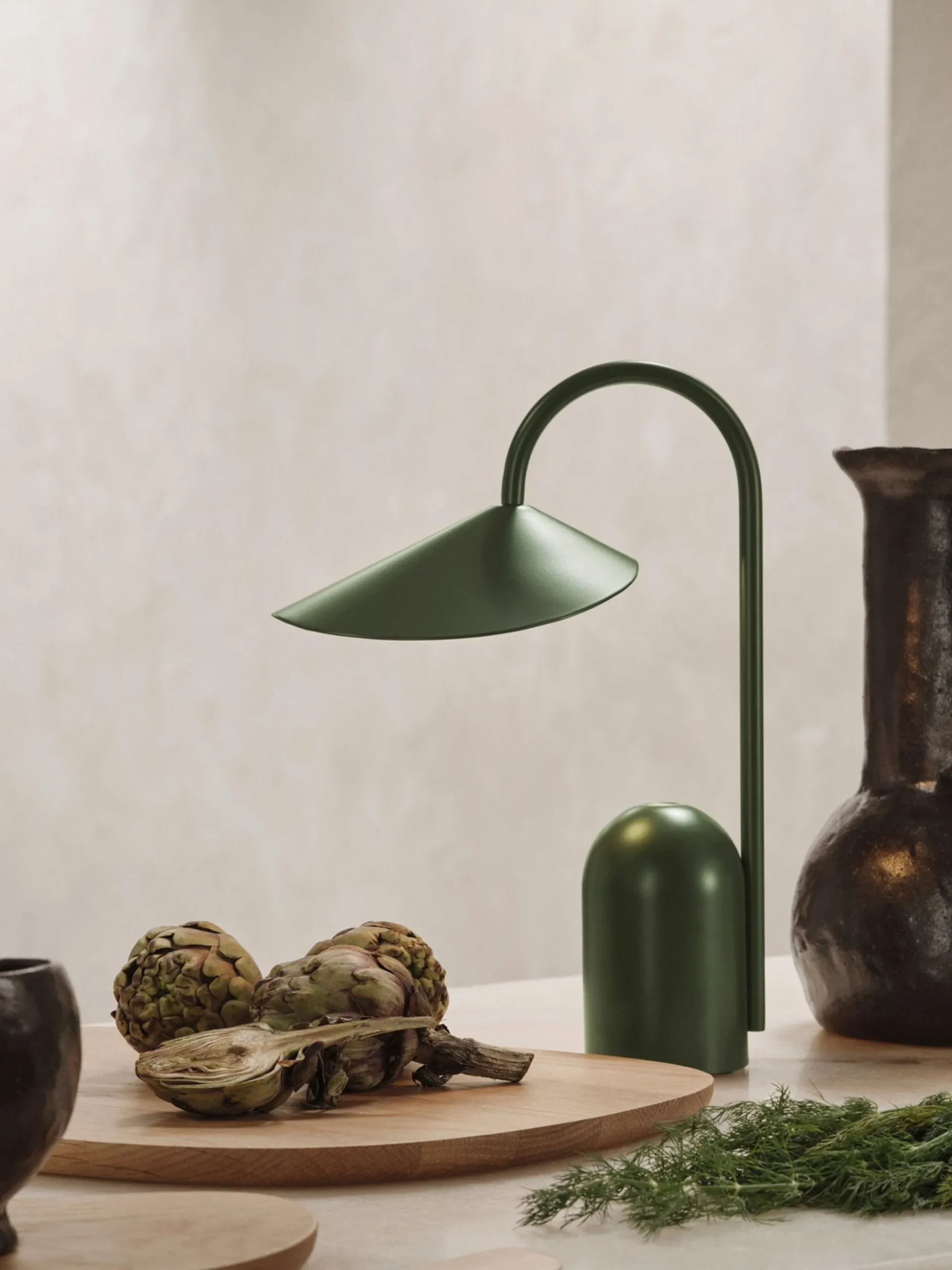 Lampada da tavolo piccola portatile a LED con luce regolabile Arum