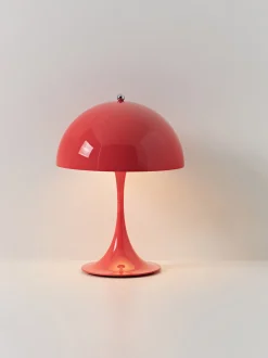 Lampada da tavolo portatile a LED con luce regolabile Panthella 250, Design Verner Panton
