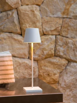 Lampada da tavolo portatile a LED con luce regolabile Poldina Pro