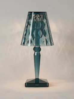 Lampada da tavolo portatile a LED con luce regolabile Big Battery, alt. 37 cm