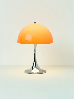 Lampada da tavolo portatile a LED con luce regolabile Panthella 250, Design Verner Panton
