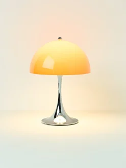 Lampada da tavolo portatile a LED con luce regolabile Panthella 250, Design Verner Panton