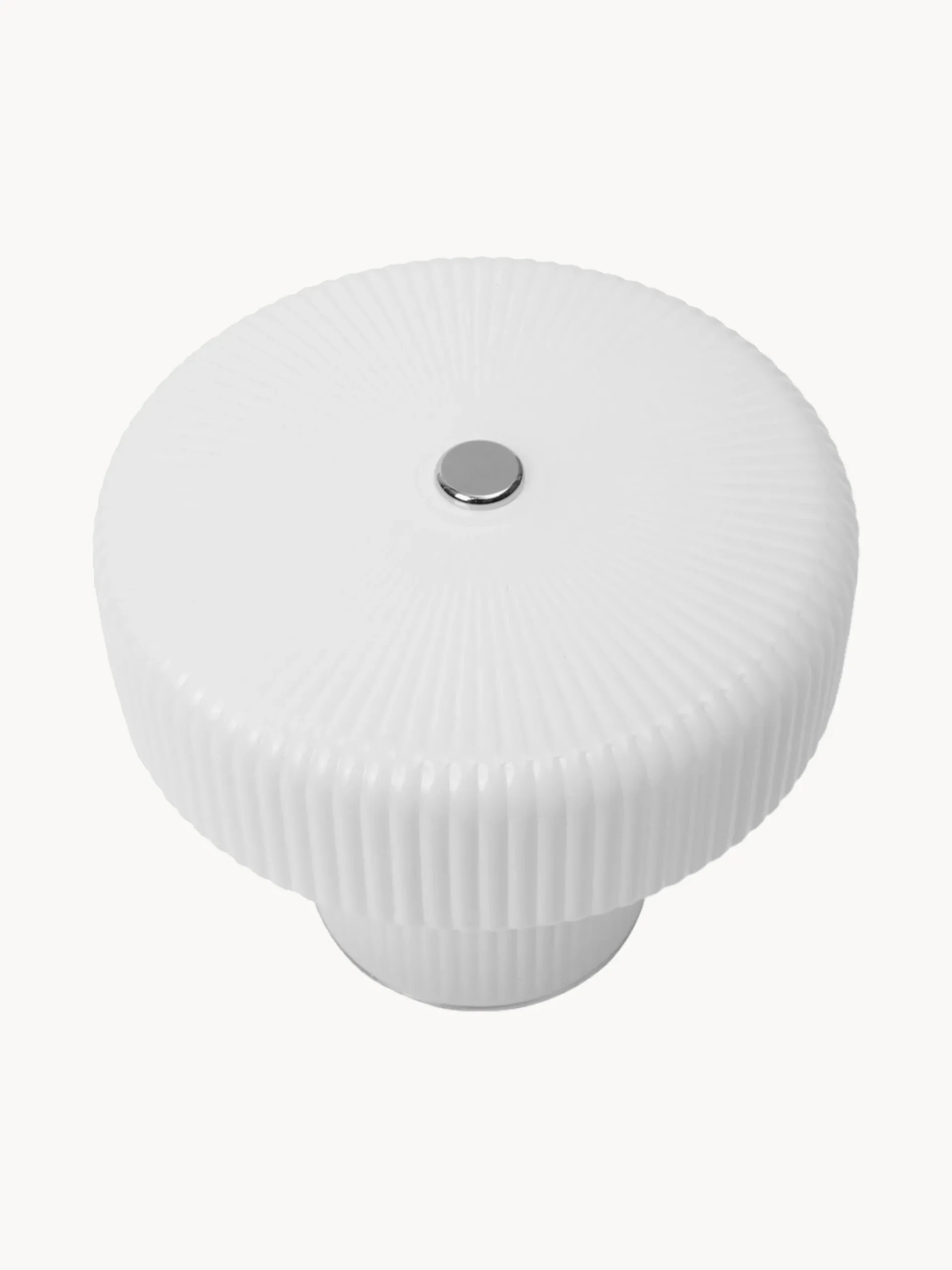 Lampada da tavolo portatile a LED in vetro soffiato con luce regolabile Ripple