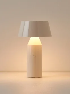 Lampada da tavolo portatile a LED con luce regolabile e paralume orientabile Bicoca