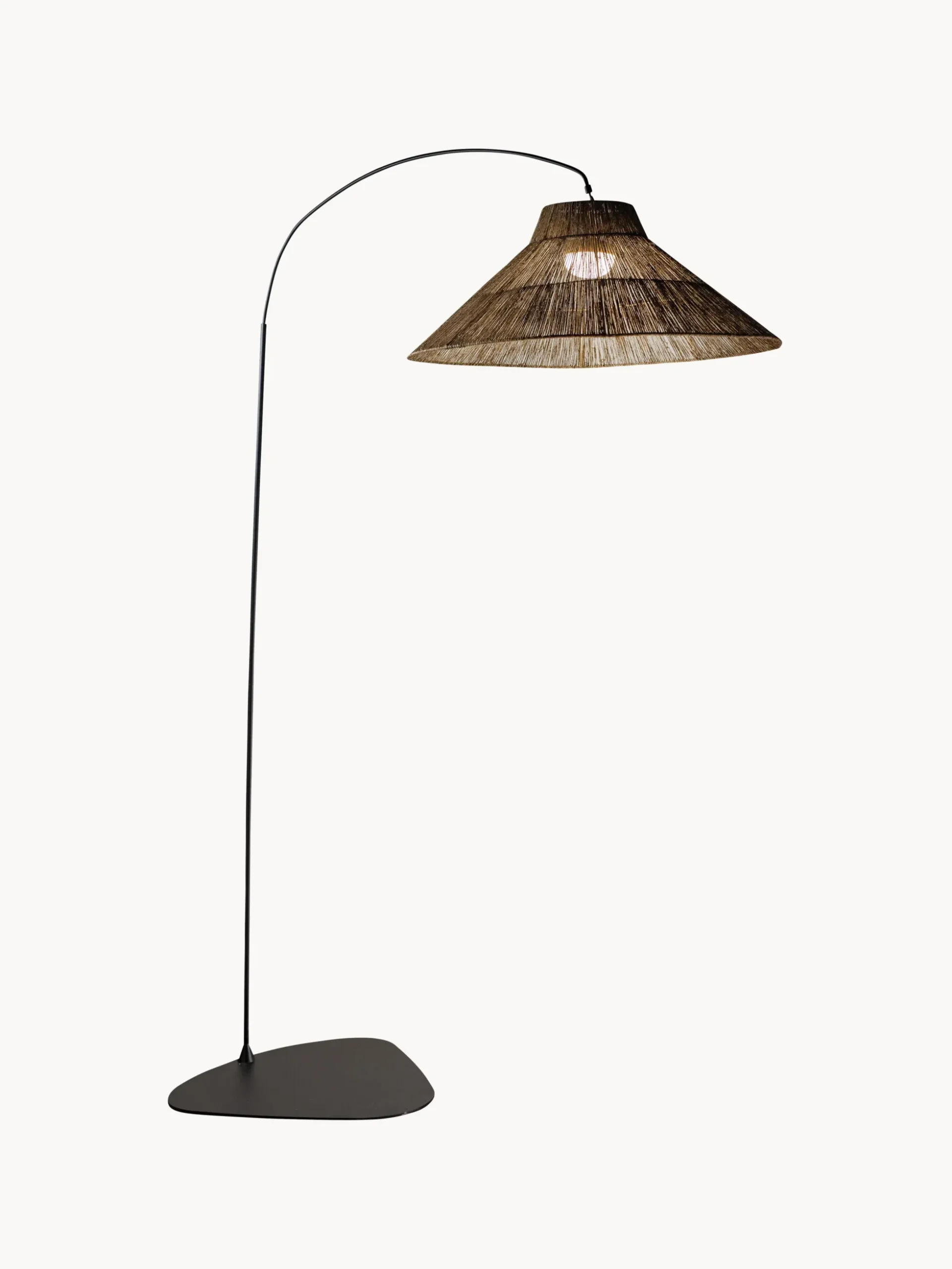 Lampada da terra a LED con luce regolabile fatta a mano con telecomando Niza