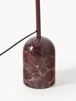 Lampada da terra con base in marmo Alina