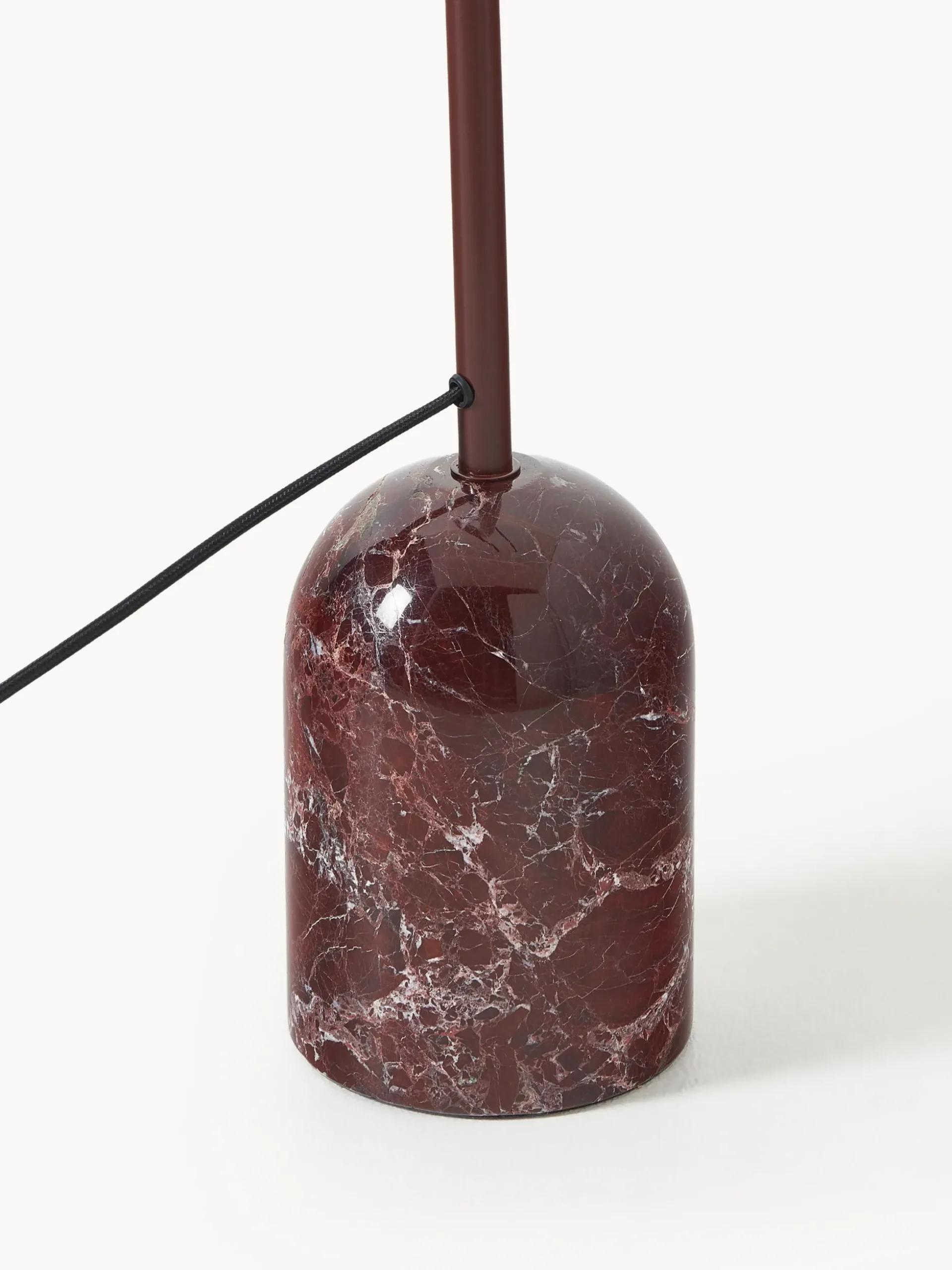 Lampada da terra con base in marmo Alina