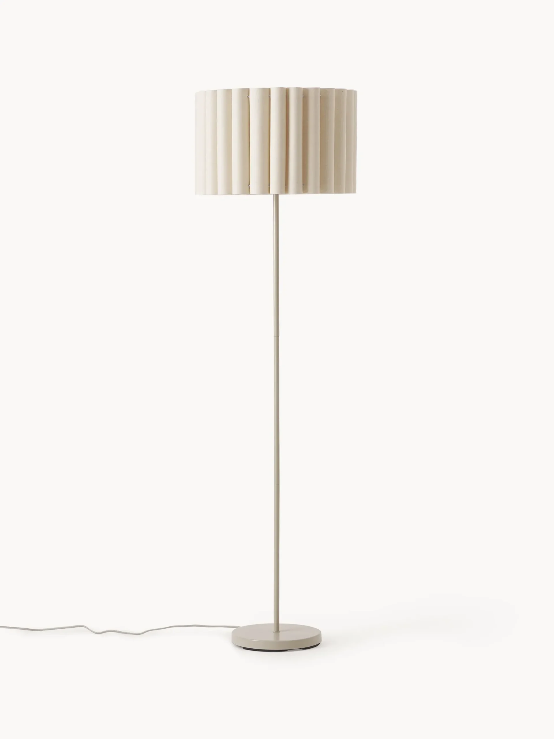 Lampada da terra in lino Lucina