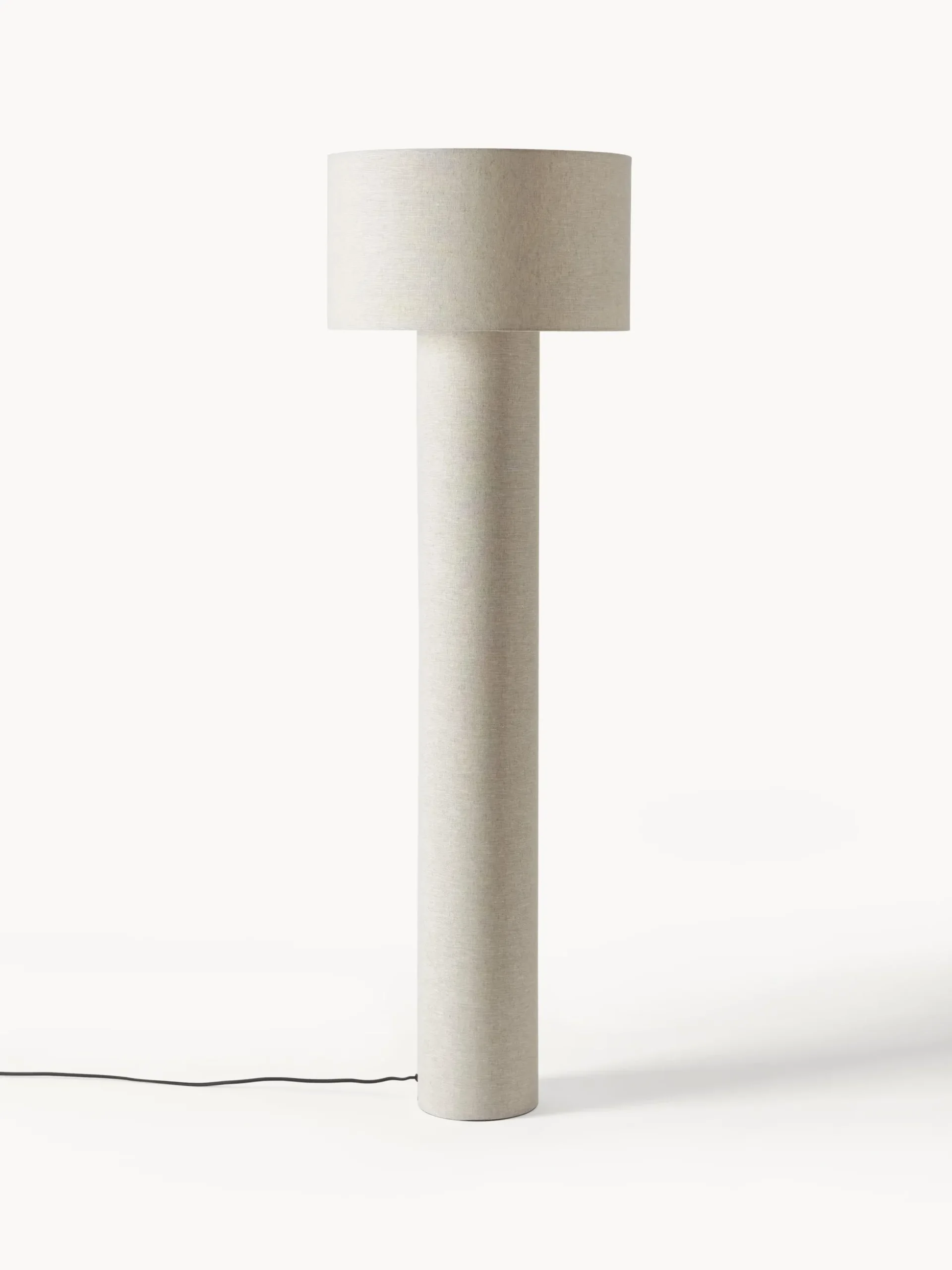 Lampada da terra in lino Ron