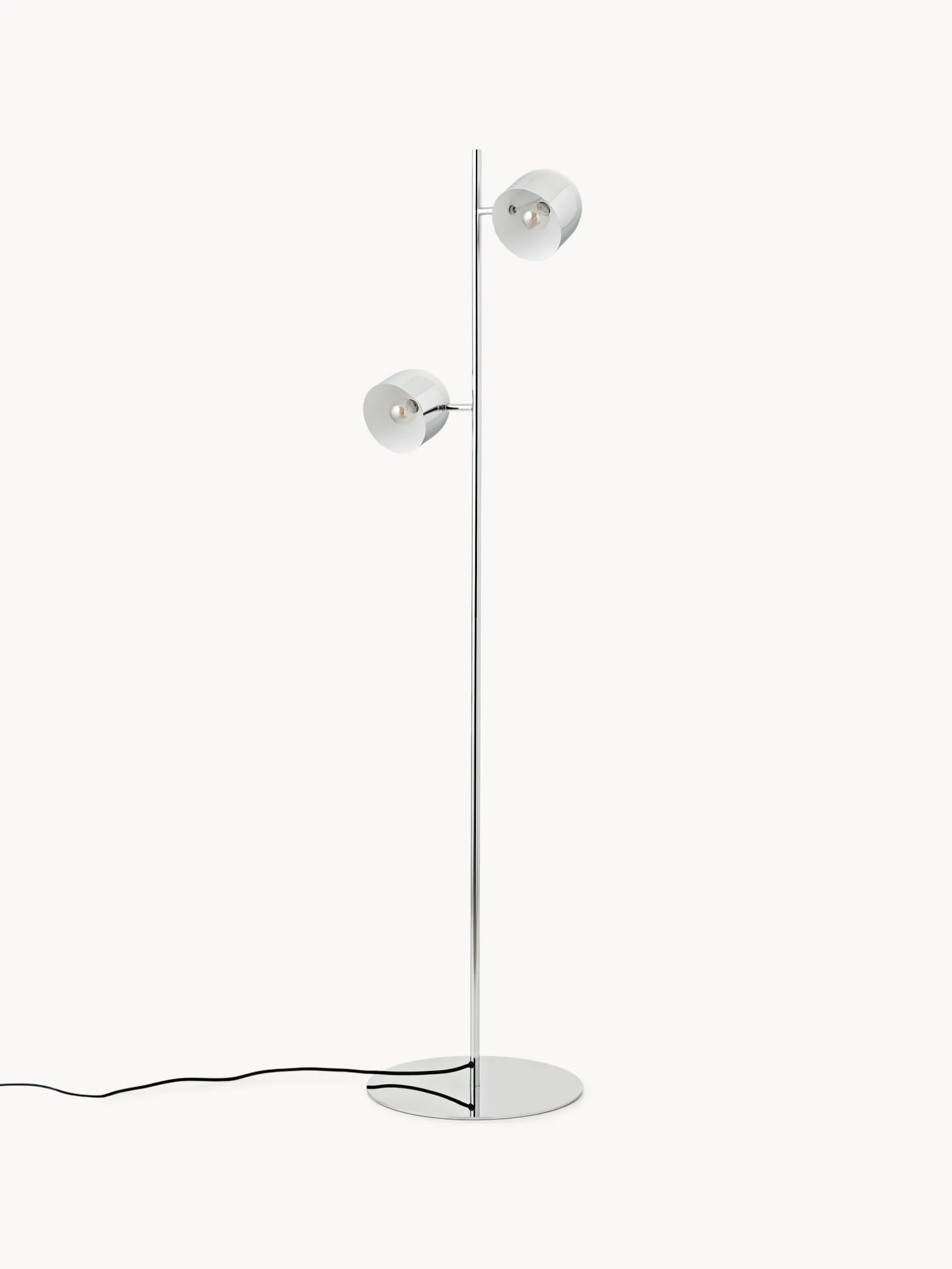 Lampada da terra in metallo Almo