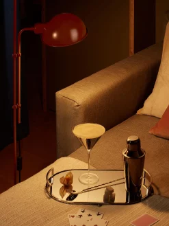 Lampada da terra piccola con paralume orientabile Funiculí
