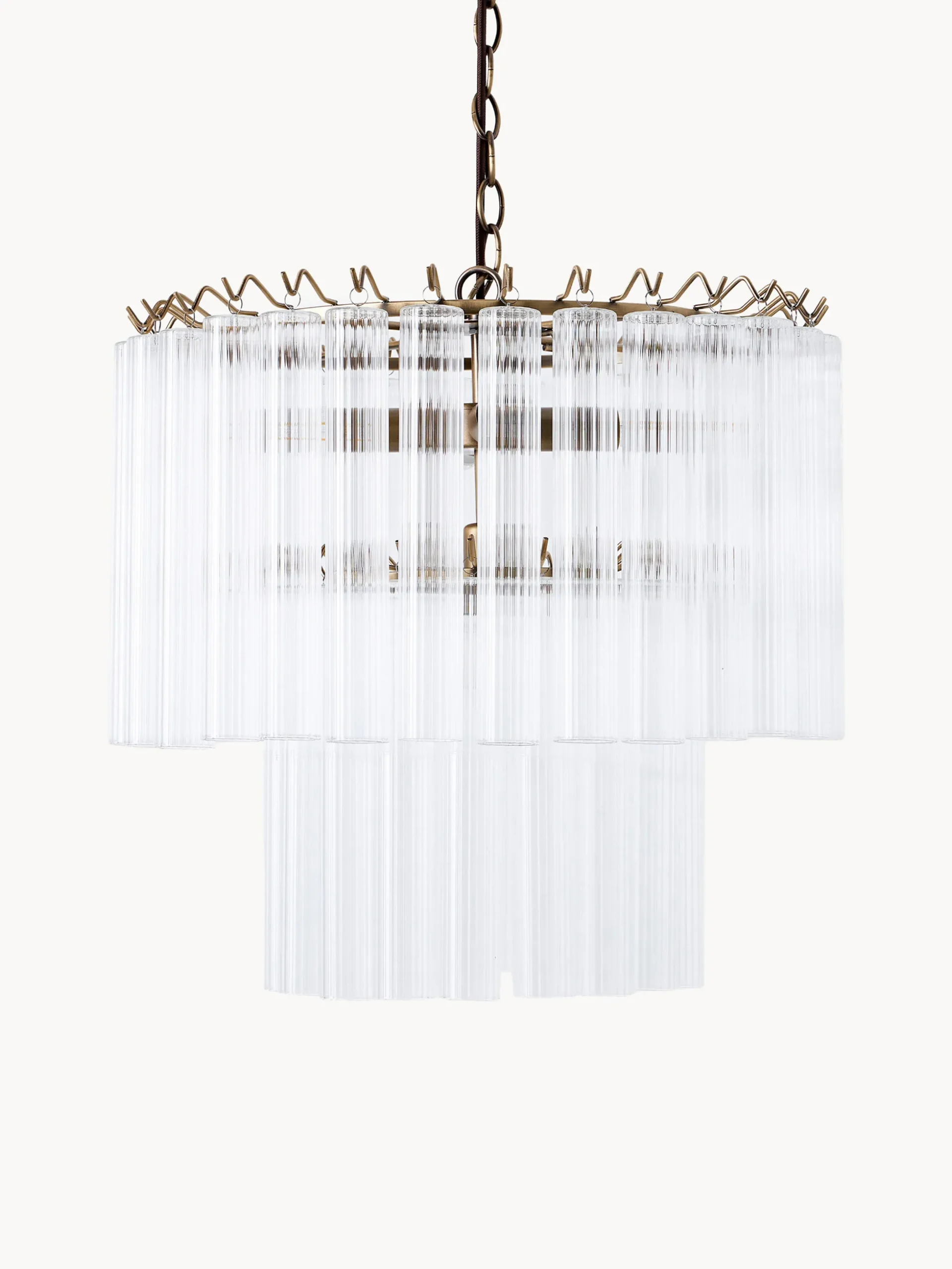 Lampadario in vetro Janae