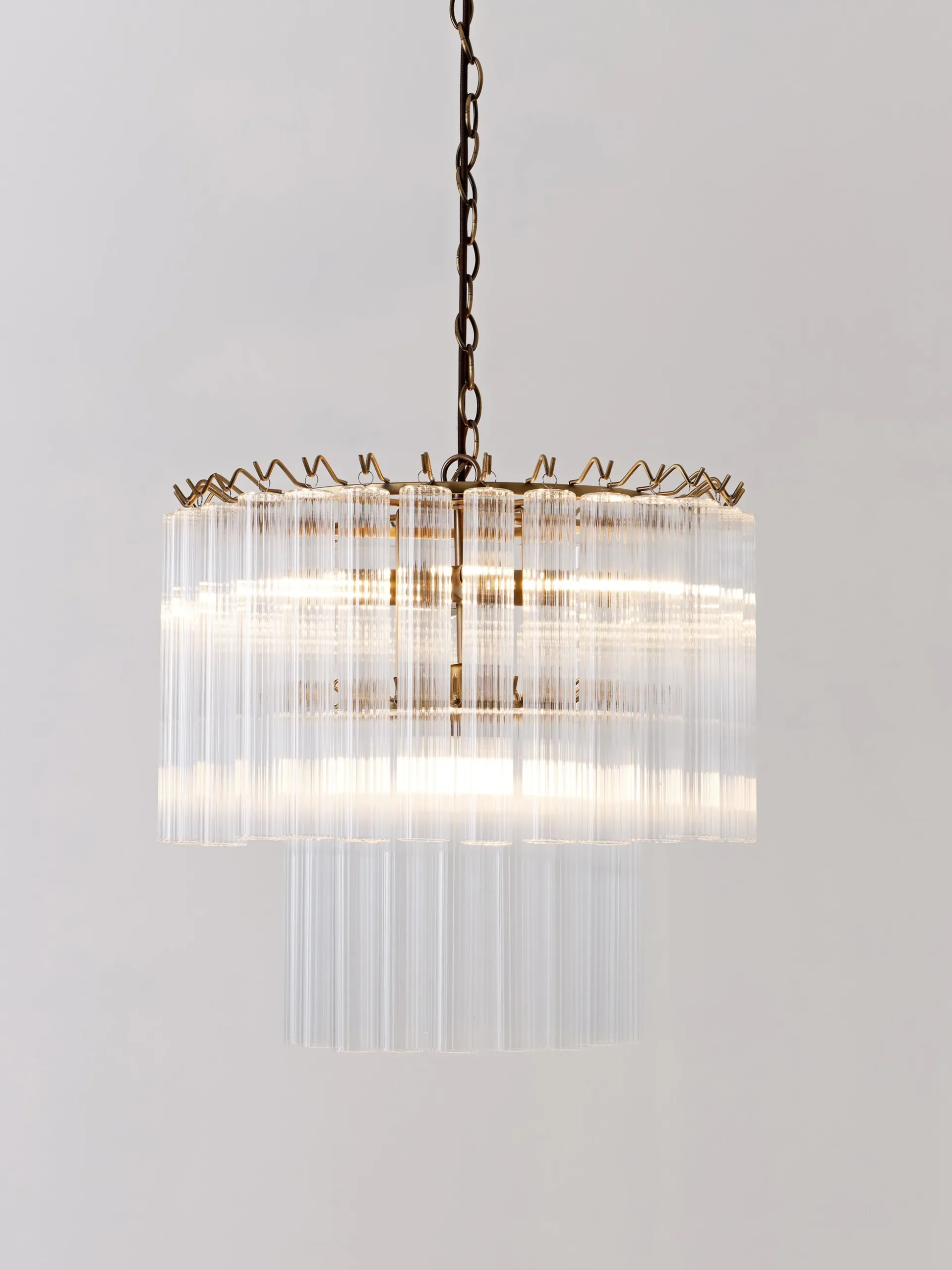 Lampadario in vetro Janae