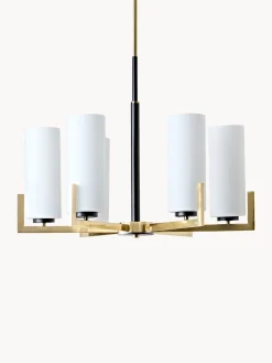 Lampadario grande in vetro Fortano