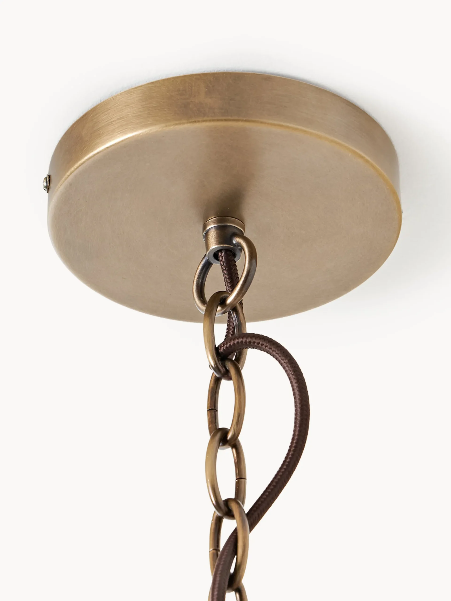 Lampadario grande in vetro Janae