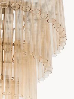 Lampadario grande in vetro Janae